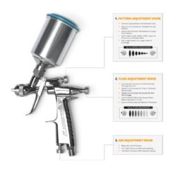 Alternative view of Iwata LPH80 Spray Gun Kit SE-138