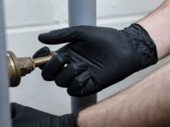 Alternative view of Bold Black Nitrile Powder Free Gloves SE-SM-01